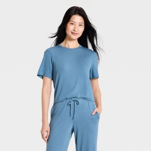 Women's Jersey Pajama T-Shirt - Auden™ Blue M