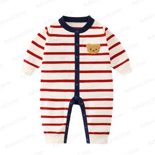 Baby Bear Stripe Romper