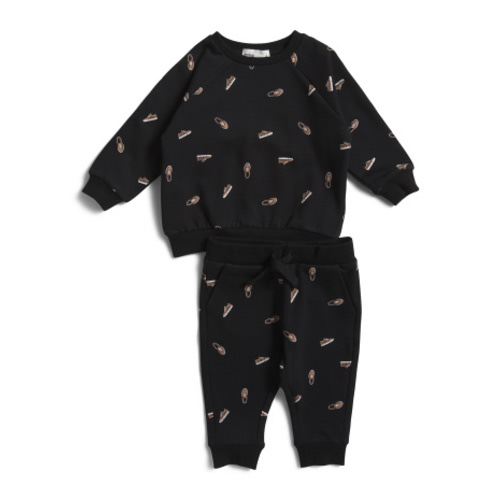 Boys Sneakers Print Knit Sweatshirt And Joggers Collection | Kids & Baby | Marshalls