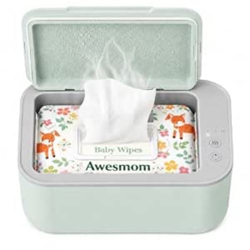 Baby Wipe Warmer, Large Capacity, 4 Temp Modes, Green