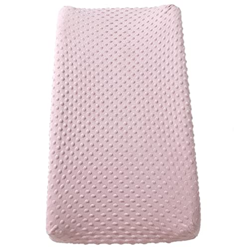 Changing Pad Cover Super Soft Dots Skin-Friendly | Breathable Wipeable Changing Table Sheets for Baby Boy and Baby Girl (Blushing Bride)