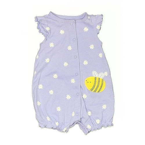 Child of Mine by Carter's Purple Dress Size 3-6 mo