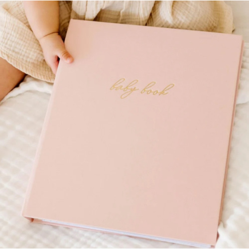First Year Baby Memory Book - Pink