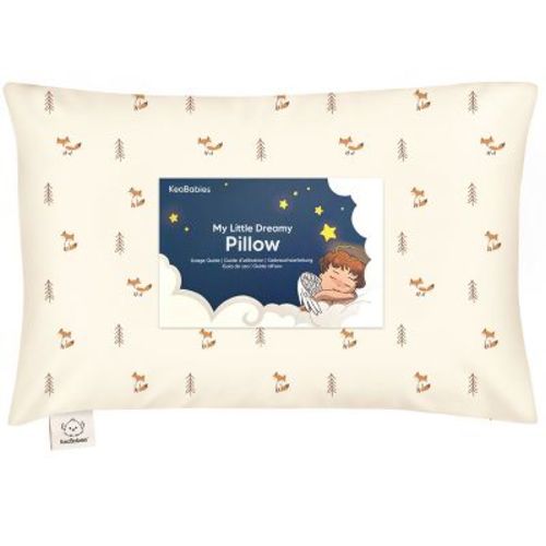 KeaBabies Toddler Pillow with Pillowcase, 13X18 Soft Organic Cotton Toddler Pillows for Sleeping, Kids Travel Pillow Age 2-5