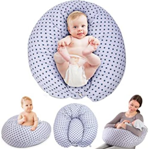 Chilling Home Full Body Nursing Pillows, Pillow for Pregnancy, Maternity, Pregnant Women Must Haves for Sleeping with Removable Cover, Grey