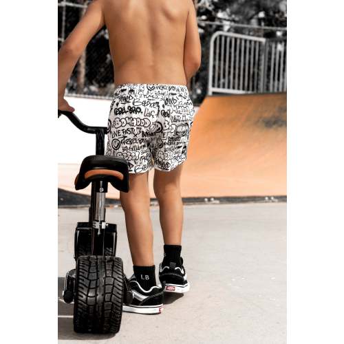 Hybrid Swim Trunks in Urban Drip