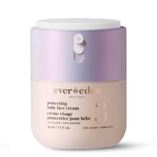 Evereden Protecting Baby Face Cream (1.7 fl. oz.): No.3 Rich Baby Cream - Nourishing Infant Face Moisturizer for Ultra-Dry Skin and Cold, Dry Climates - Safe and Vegan Ingredients - Fragrance-Free