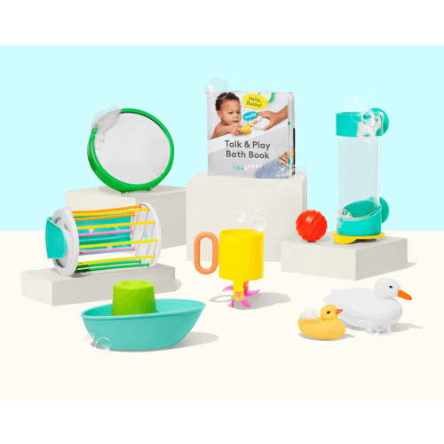 Lovevery, The Bath Set, 9+ Months, 9 Pieces
