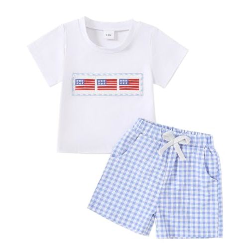 Yvowming Toddler Baby Boy Clothes Kids Summer Truck Print T Shirt Short Set with Pockets 0-4T