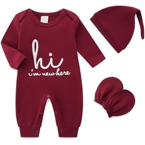 Newborn Boy Clothes Baby Romper Cotton Coming Home Outfits Unisex