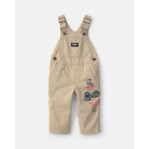 Baby Train Overalls - Khaki - OshKosh B'gosh | Carter's