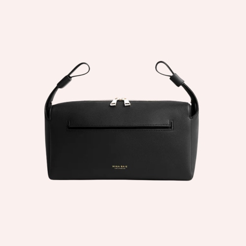 Stroller Vegan Caddy - Black/Gold