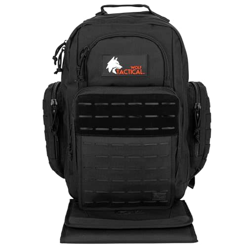 WOLF TACTICAL Adult Diaper Bag Backpack - Military Inspired, Includes Changing Mat, Tactical for Dad