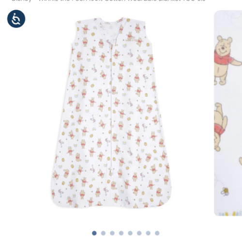 Winnie the Pooh Cotton Rainbows Sleepsack | Medium | HALO