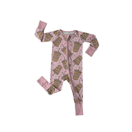 jesus loves me a latte bamboo pajamas // ZIPPY or TWO-PIECE
