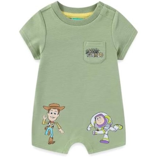 Disney Toy Story Cars Winnie the Pooh Mickey Mouse Baby Boys Romper for Newborn and Infant