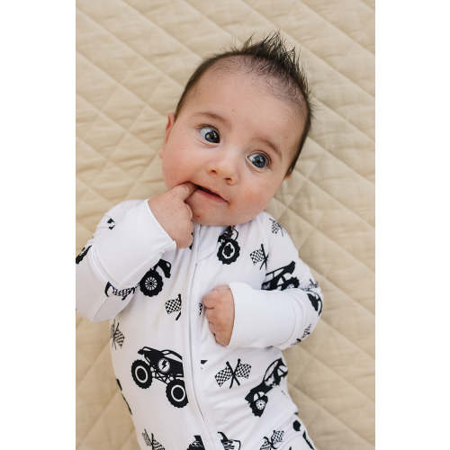 Bamboo Zip Romper | Monster Blaze