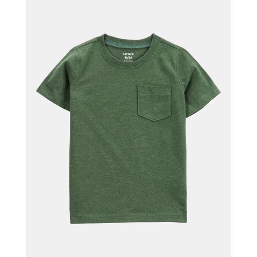 Toddler Boy Solid Short-Sleeve Tee - Green | Carter's