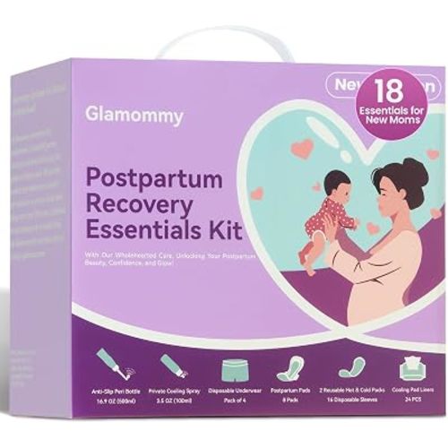 Postpartum Recovery Essentials Kit, Labor & Delivery Care for Mom