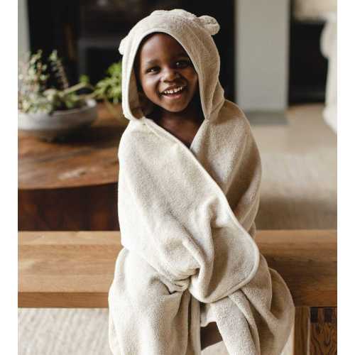 Organic Cotton Toddler Hooded Bear Towel
