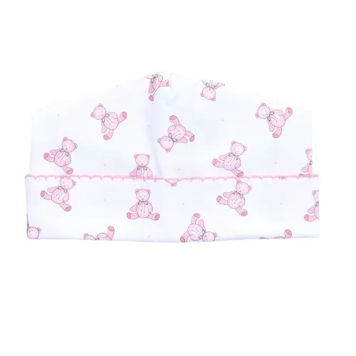Baby's Teddy Essentials Pink Printed Hat