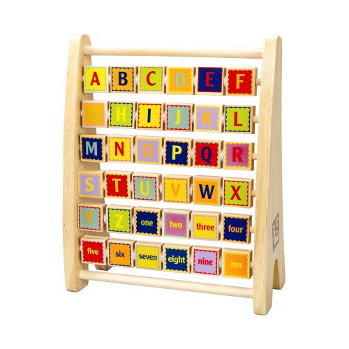 Hape Toys Alphabet Abacus - Natural