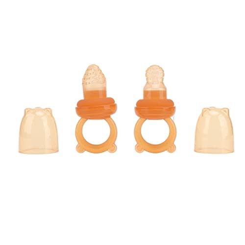 2pcs Baby Fruit Feeder Pacifier Silicone Toddler Infant Teething Teether Toy