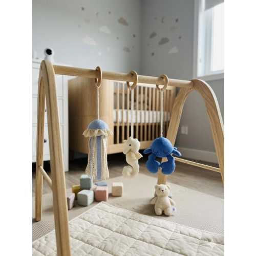 Ocean Baby Play Gym Toys: Felt Sea Creatures