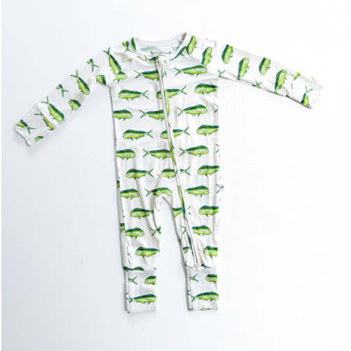 Brittany Hartt Designs Mahi Sleepers with Fold Over Cuffs (0/3M-18/24M) - Mahi Sleepers with Fold Over Cuffs (0/3M-18/24M)