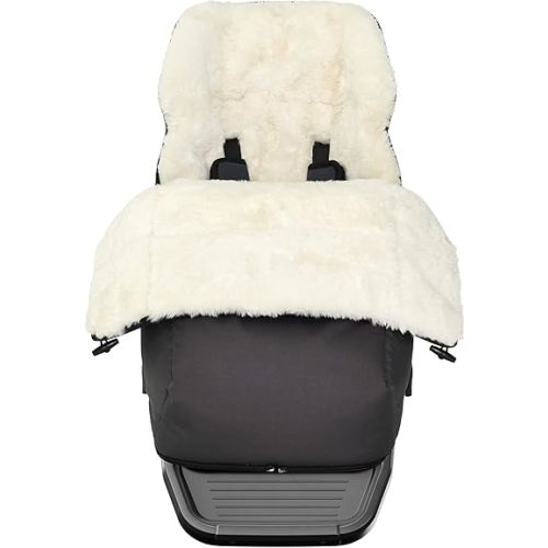 Veer Switchback Winter Muff | Warm and Cozy Plush Seat Liner for Veer Switchback Seat | Zips Open with Removable Front | Machine Washable