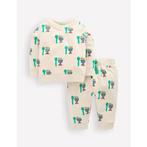 Sweatshirt Play Set-Sage Green Dinos | Boden USA