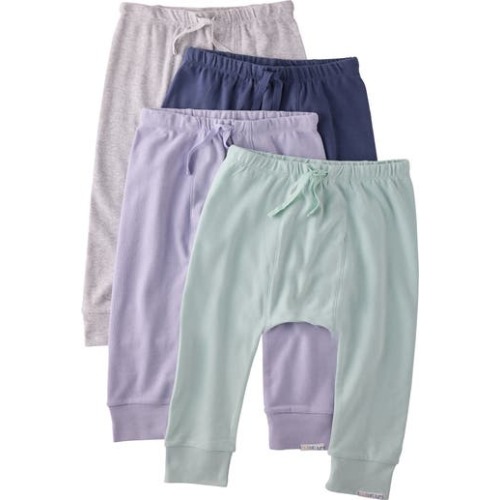Kids' 4-Pack Assorted Joggers, 3-6M