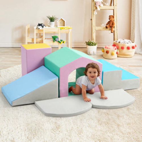 6-piece Soft Foam Climbing Blocks For Toddlers, Baby Play Climber For Nursery, Living Room | Wayfair