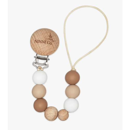 Ninni Co. Hazelnut Pacifier Clip