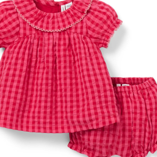 The Gingham Matching Baby Set | HATCH Maternity & Beauty Collection