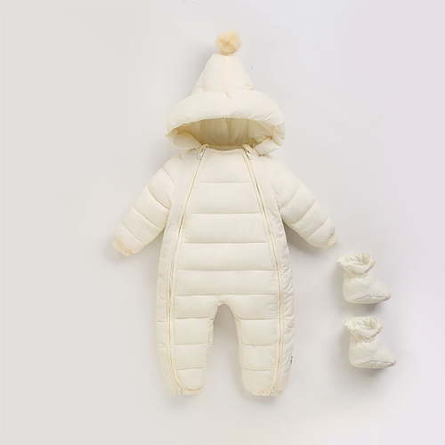 Snow Suits for Girls Jumpsuit Bera Ear Baby Romper Outfit Warm Puffer Jacket Girl Clothes 3-6 Months