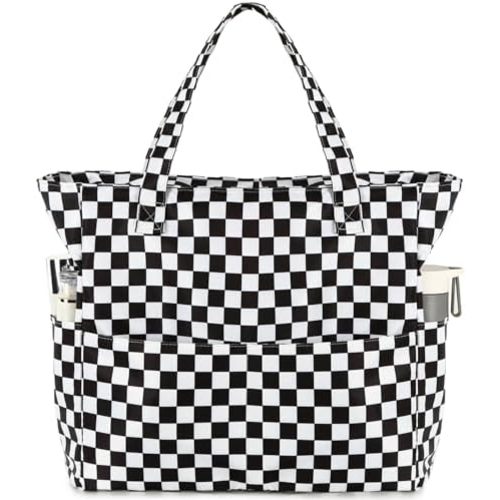 Bluboon Waterproof Beach Tote Pool Bags for Women Ladies Extra Large Carry On Bag With Wet Compartment for Weekender Travel