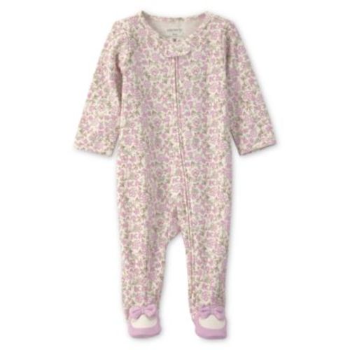 Baby Girl's Floral 2-Way Zip Sleep & Play