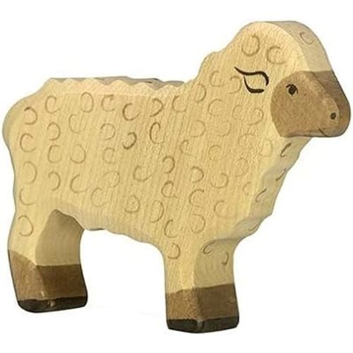 Holztiger Sheep Standing Toy Figure