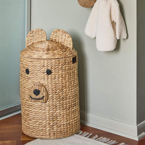 Bear Woven Kids Hamper with Handles