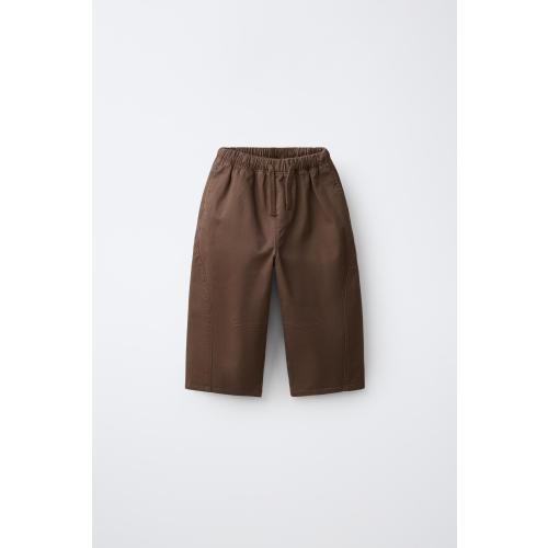 BAGGY PANTS - Brown | ZARA United States
