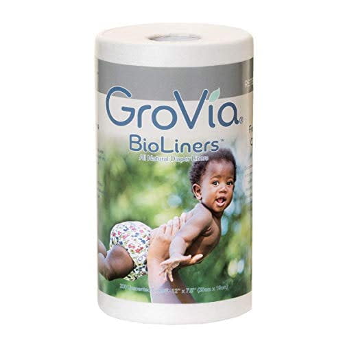 GroVia BioLiners – All Natural and Unscented for Natural Parenting – Breathable – Chlorine-Free – 200 Count