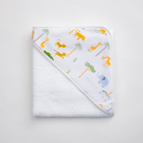4baby Hooded Towel Safari Scene
