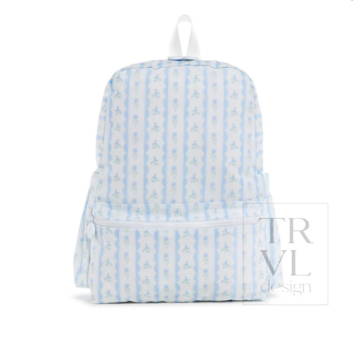 Backpack - Ribbon Floral Blue