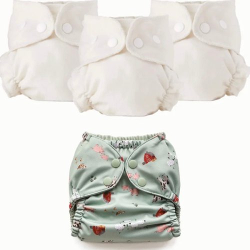 Organic Cloth Diaper Bundle Starter – Esembly