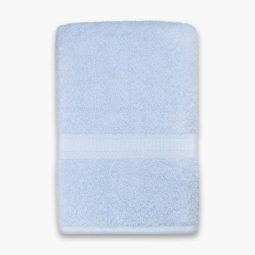 Mainstays Basics Solid Bath Towel, Soft & Durable, 100% Cotton, Light Blue - Walmart.ca