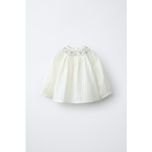 DOBBY SHIRT WITH BOBBLES - Pastel green | ZARA United States