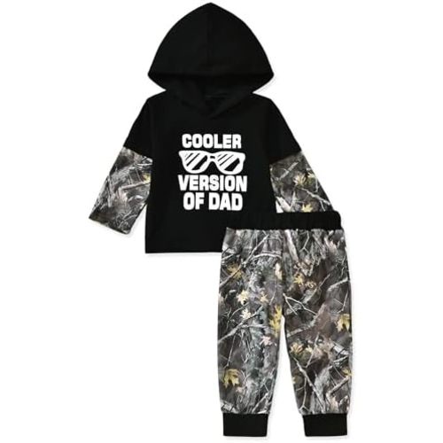 Aalizzwell Toddler Infant Baby Boys Hoodie Sweatshirt Pants Outfits Spring Winter Sweatsuits Clothes Sets