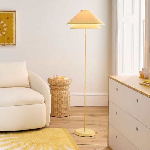 Marlo Linen Floor Lamp (58")