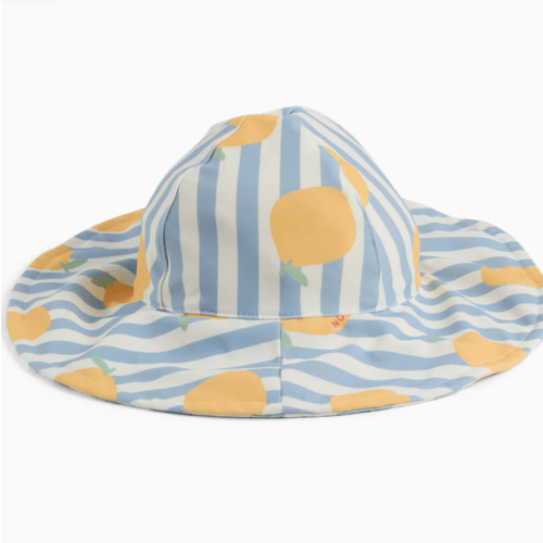 Shop Lemon Stripe Floppy Sun Hat with UPF 50+ | MORI US